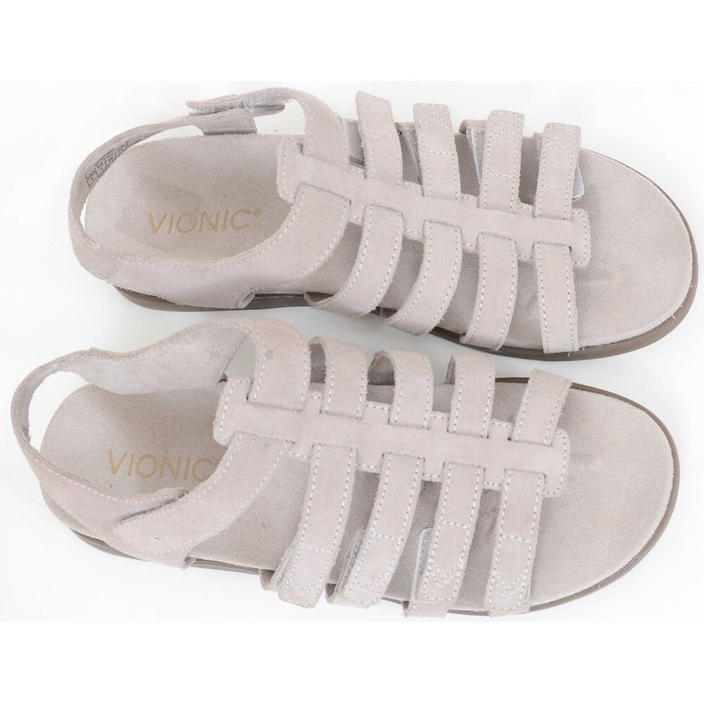 Vionic Ritta Gladiator Hook & Loop Suede Strappy … - image 3